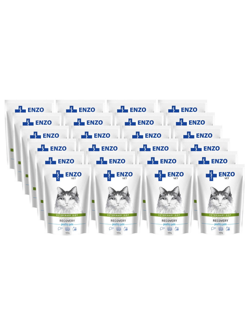 ENZO VET Recovery dla kotów 24x100g