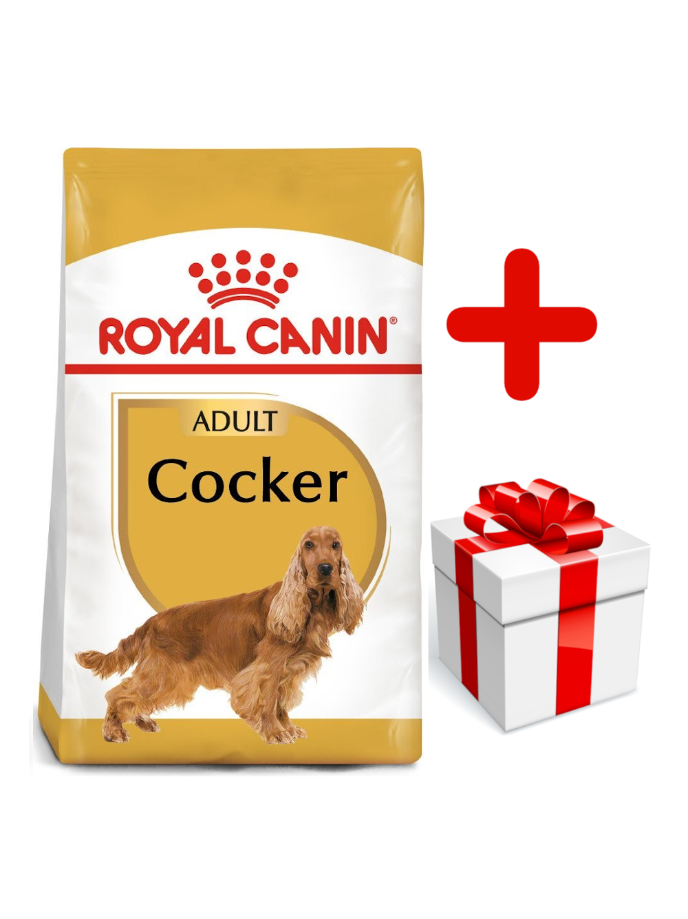 ROYAL CANIN Cocker Spaniel Adult 12kg karma sucha dla psów dorosłych rasy cocker spaniel + niespodzianka dla psa GRATIS!