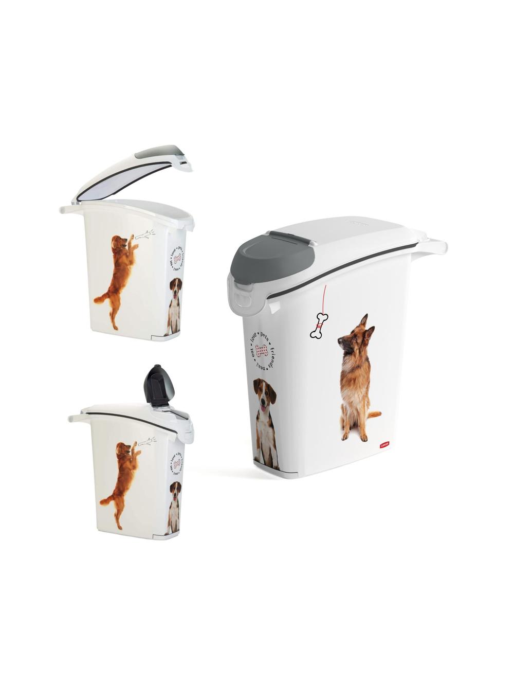 CURVER PetLife  pojemnik do przechowywania żwirku lub karmy 10kg/23l 23,2x49,7x50,3