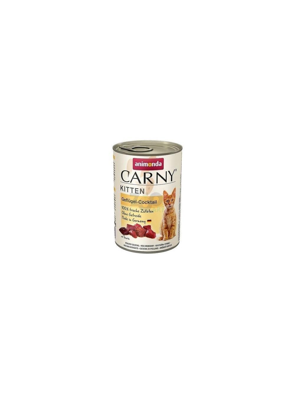 ANIMONDA Cat Carny Kitten smak: koktajl drobiowy 6x400g