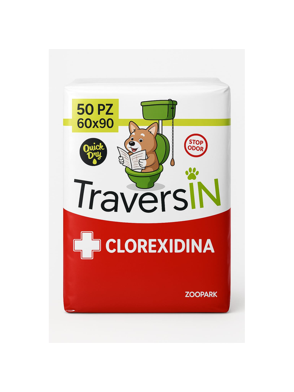 TraversIN Podkłady higieniczne z chlorheksydyną 60x90cm 50szt.