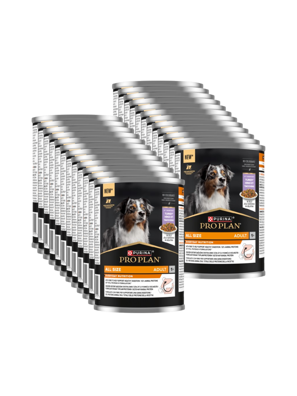 PRO PLAN Everyday Nutrition Adult Karma dla psów bogata w indyka w galaretce 24x400g