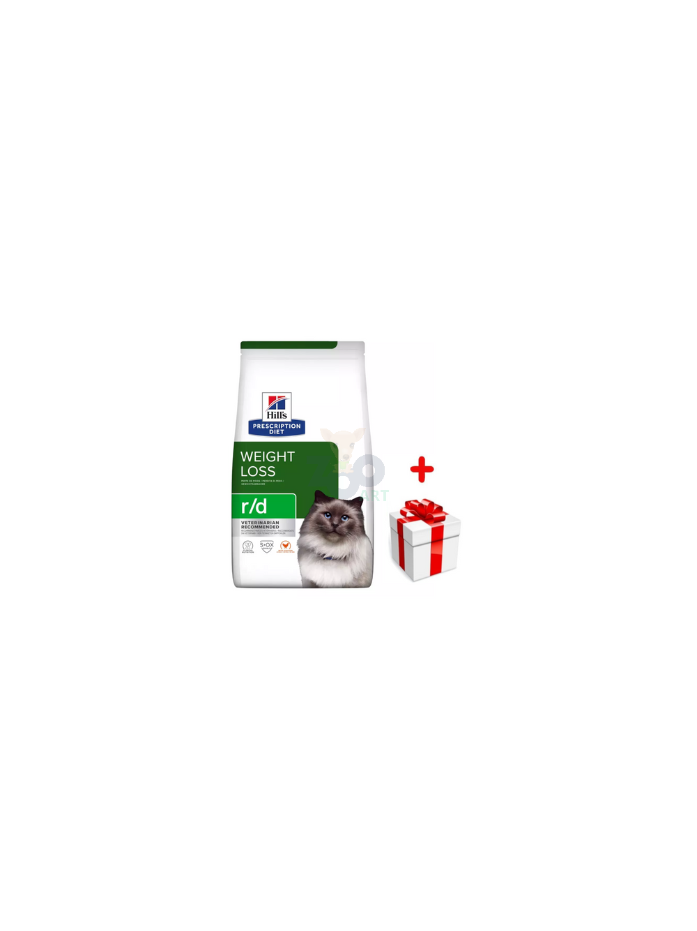 HILL'S PD Prescription Diet Feline r/d 3kg + niespodzianka dla kota  GRATIS!