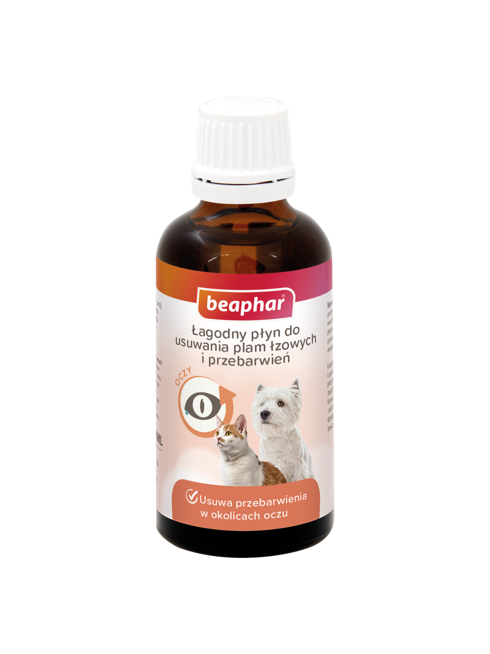 Beaphar Łagodny płyn do usuwania plam łzowych 50ml
