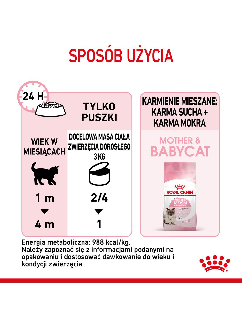 ROYAL CANIN®   Babycat Instinctive Mousse 195 g puszka karma mokra, mus dla kociąt od odsadzenia do 4 miesiąca życia