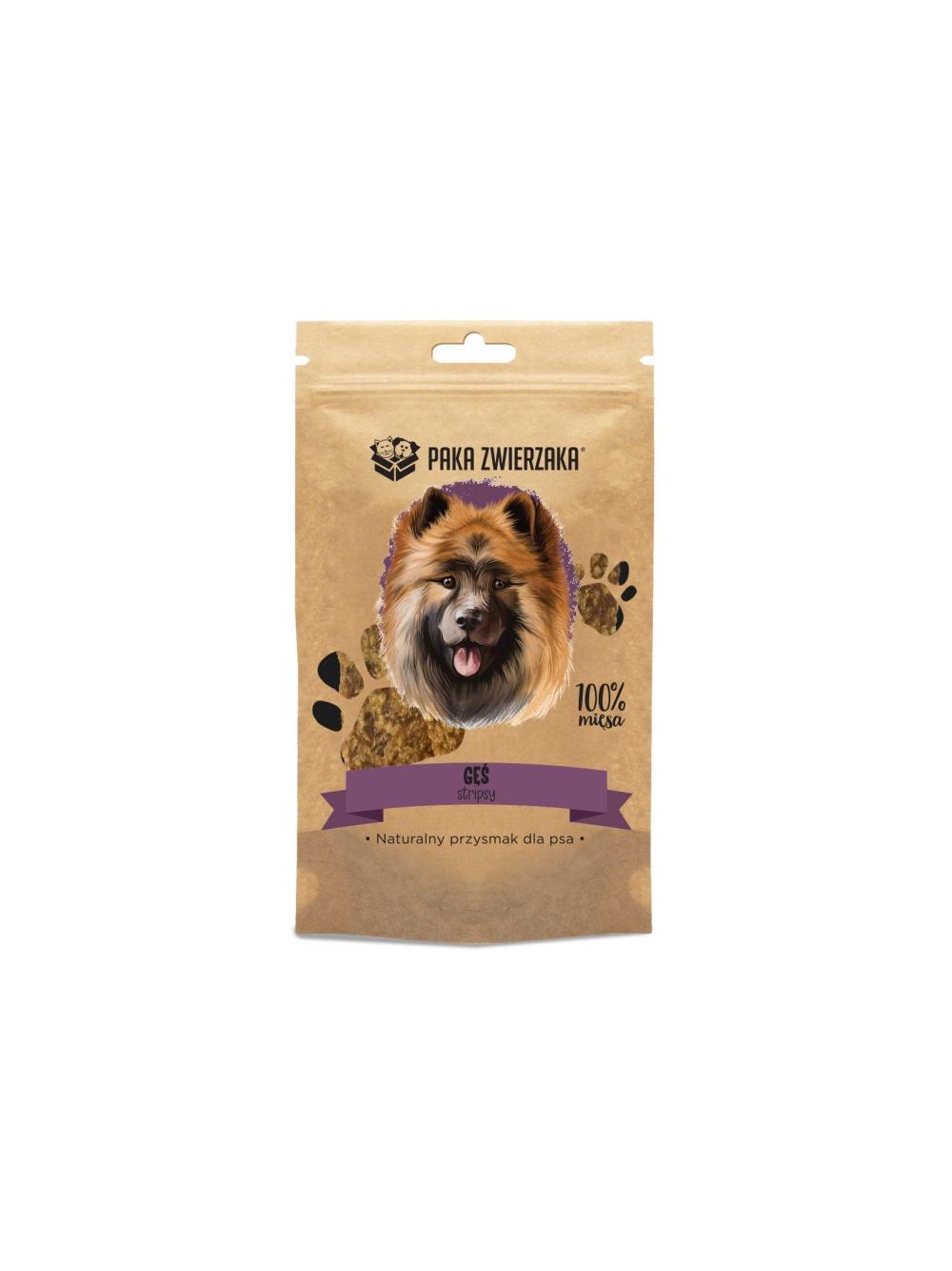 Paka Zwierzaka Stripsy 100% Gęś 80g