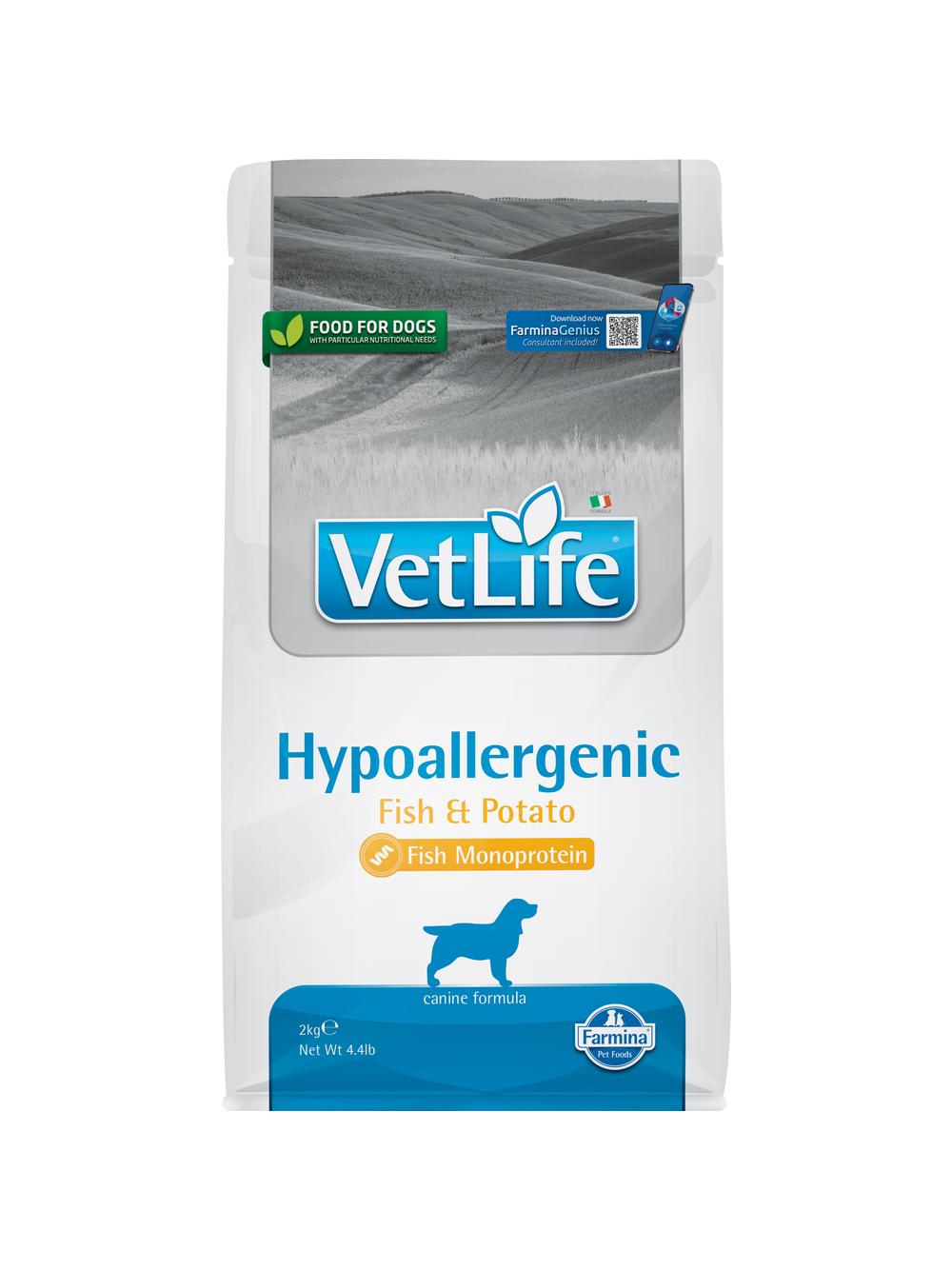 FARMINA Vet Life Dog Hypoallergenic Fish & Potato 2kg