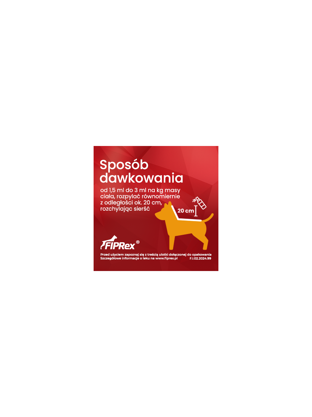 Fiprex Spray, 0,5 g/100 ml, roztwór na skórę dla psów i kotów (2szt)