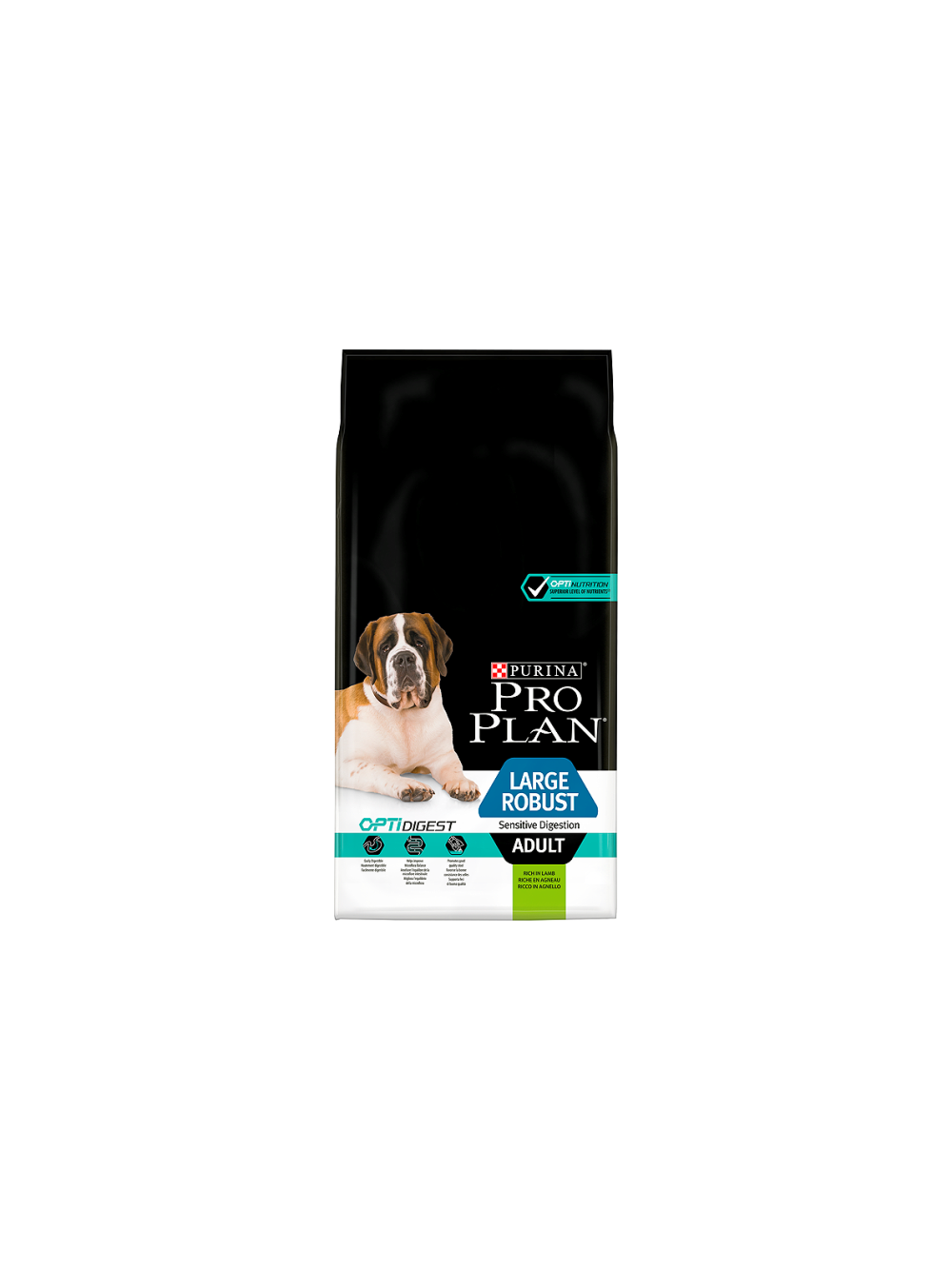 Purina Pro Plan Large Robust Optidigest, jagnięcina 14kg  + niespodzianka dla psa GRATIS!