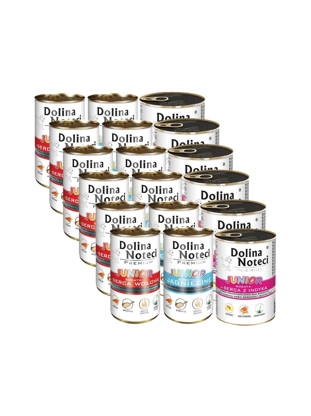 Dolina Noteci PREMIUM Junior MIX Smaków 18 x 400g