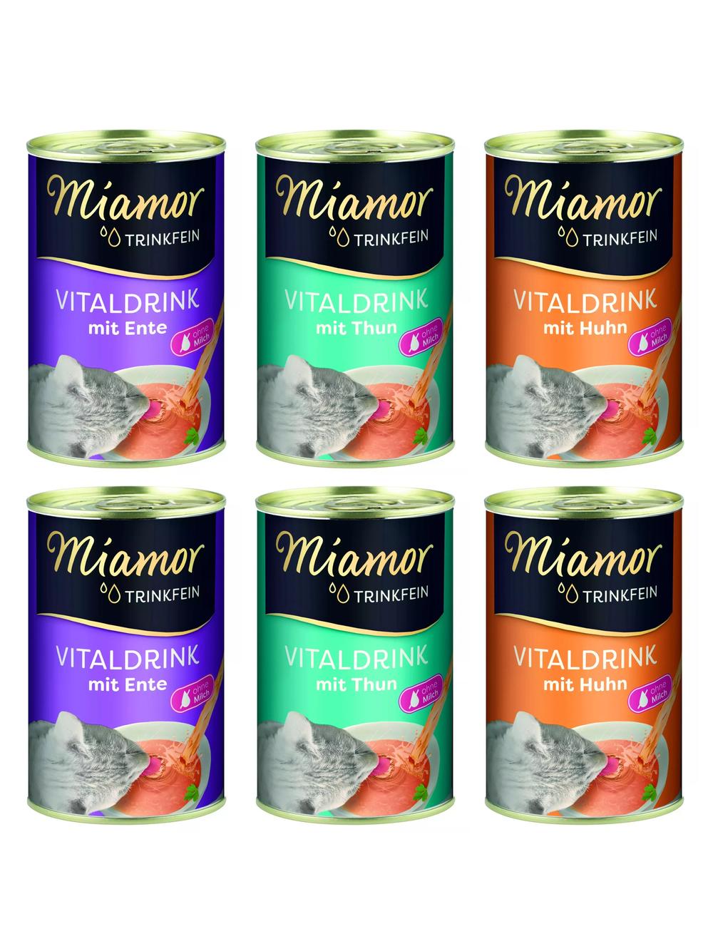 Miamor VitalDrink Mix smaków 6x135ml