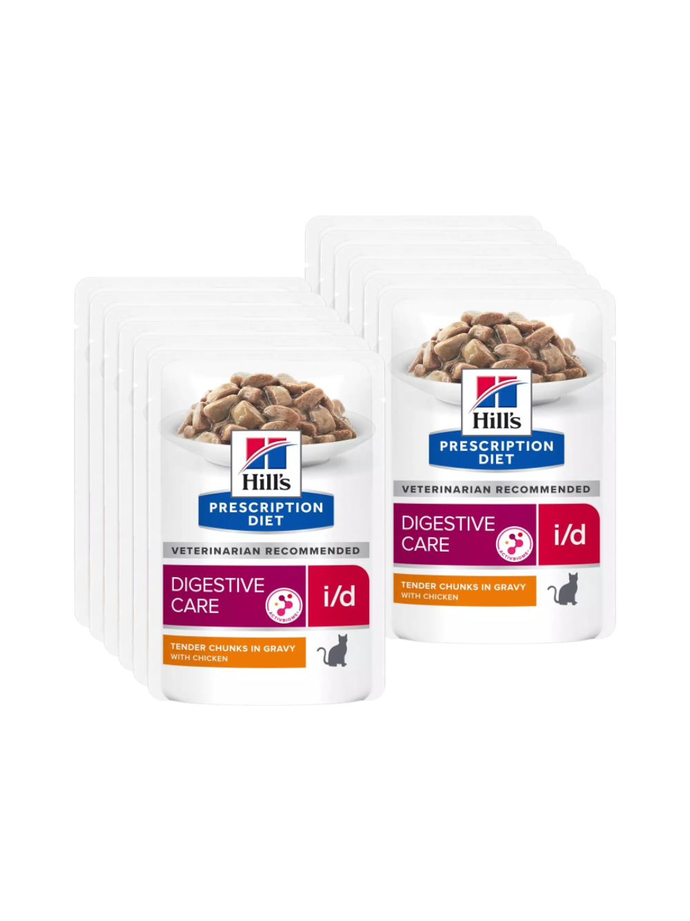 HILL'S PD Prescription Diet Feline i/d 12 x 85g z kurczakiem - saszetka