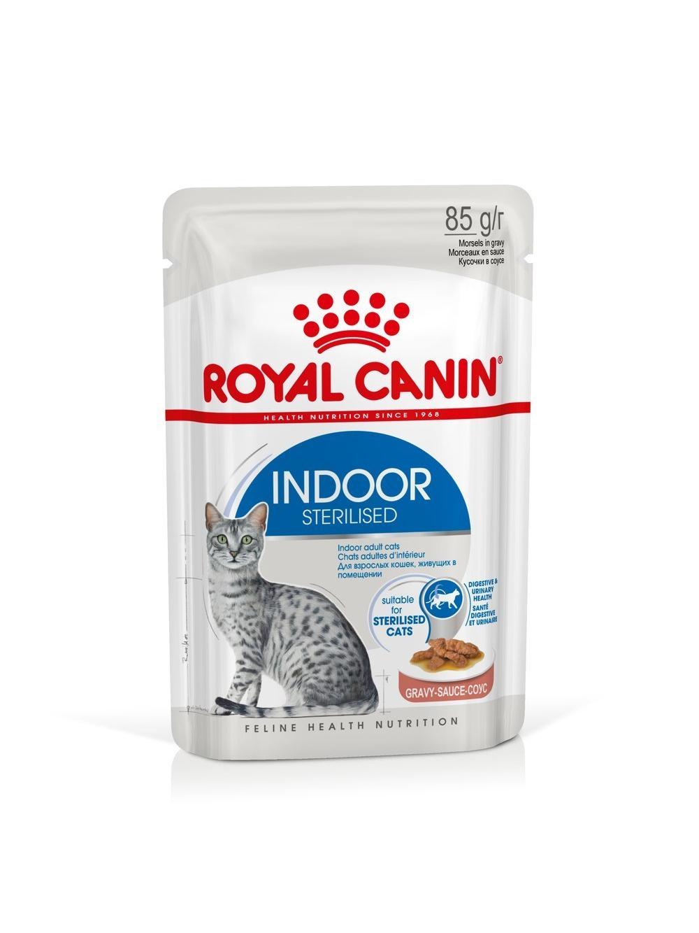 ROYAL CANIN  Indoor Sterilised Sos saszetka 12x85g