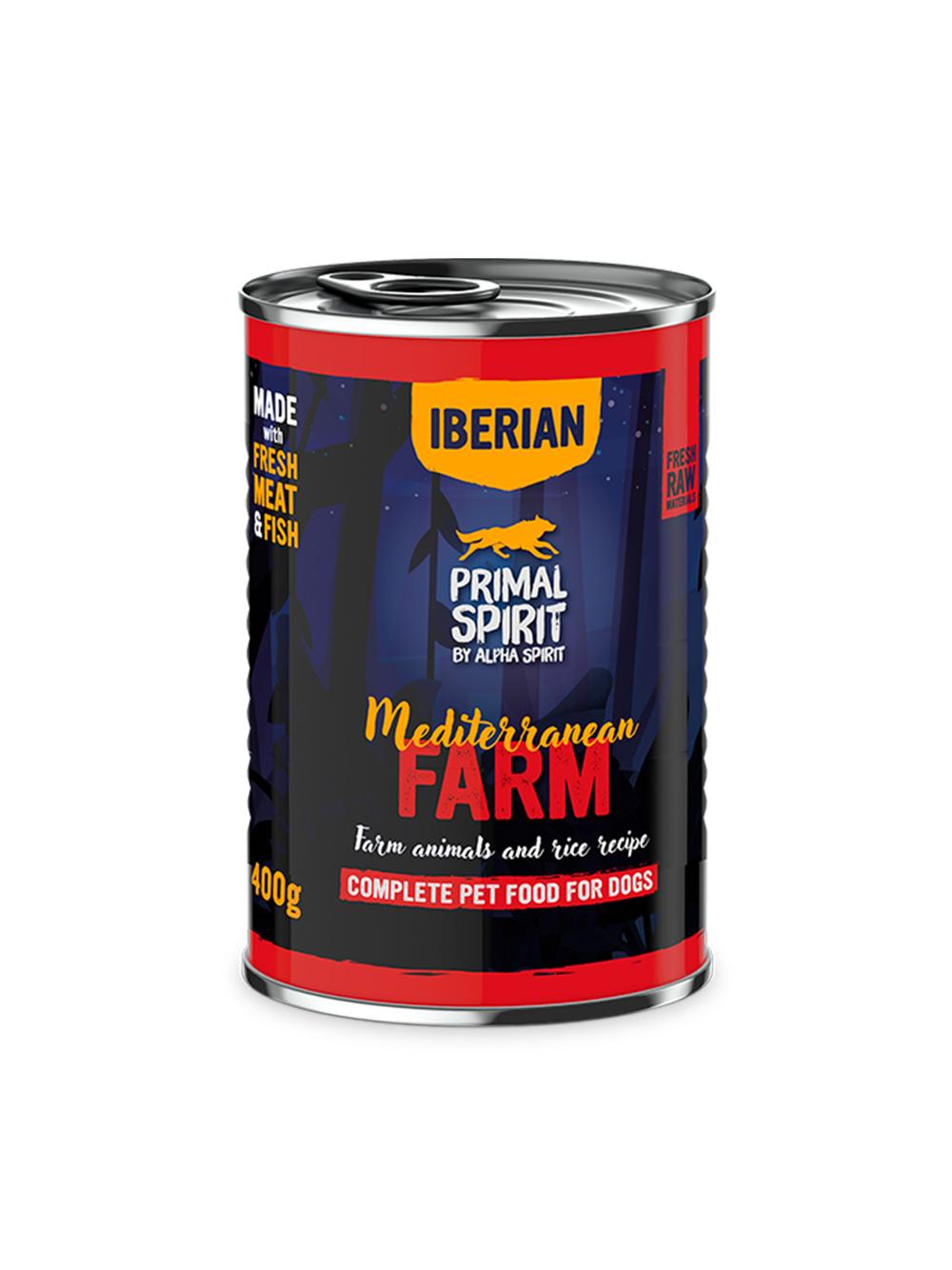 PRIMAL SPIRIT Iberian Mediterranean Farm 6x400g puszka