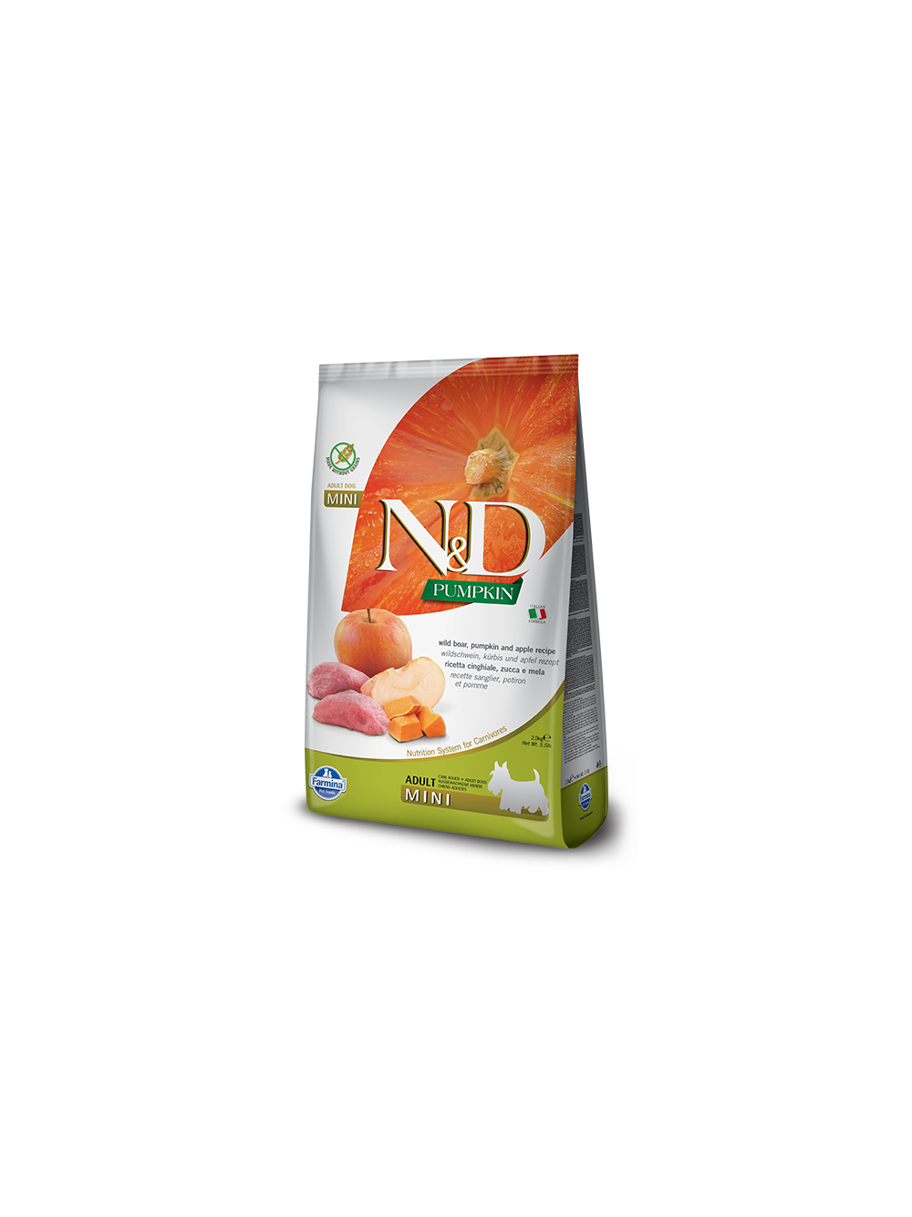 Farmina N&D Pumpkin Grain Free canine BOAR AND APPLE ADULT MINI 7kg