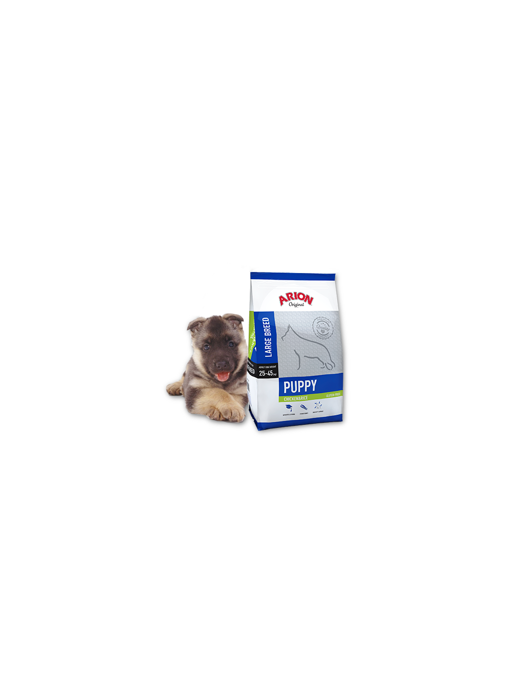 ARION Original Puppy Large Breed Chicken & Rice 12kg + niespodzianka dla psa GRATIS!