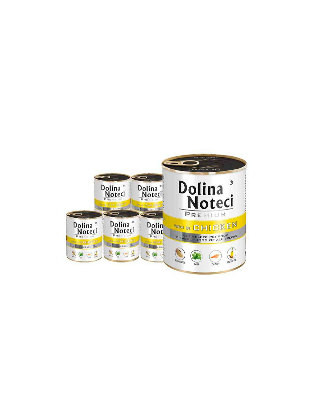 Dolina Noteci PREMIUM bogata w kurczaka 24x800g