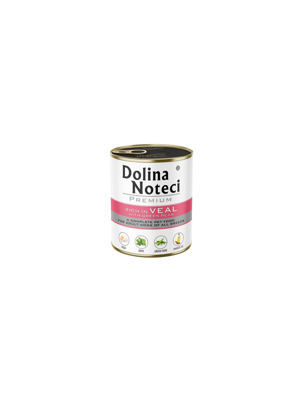 Dolina Noteci PREMIUM bogata w cielęcinę z zielonym groszkiem 12x800g