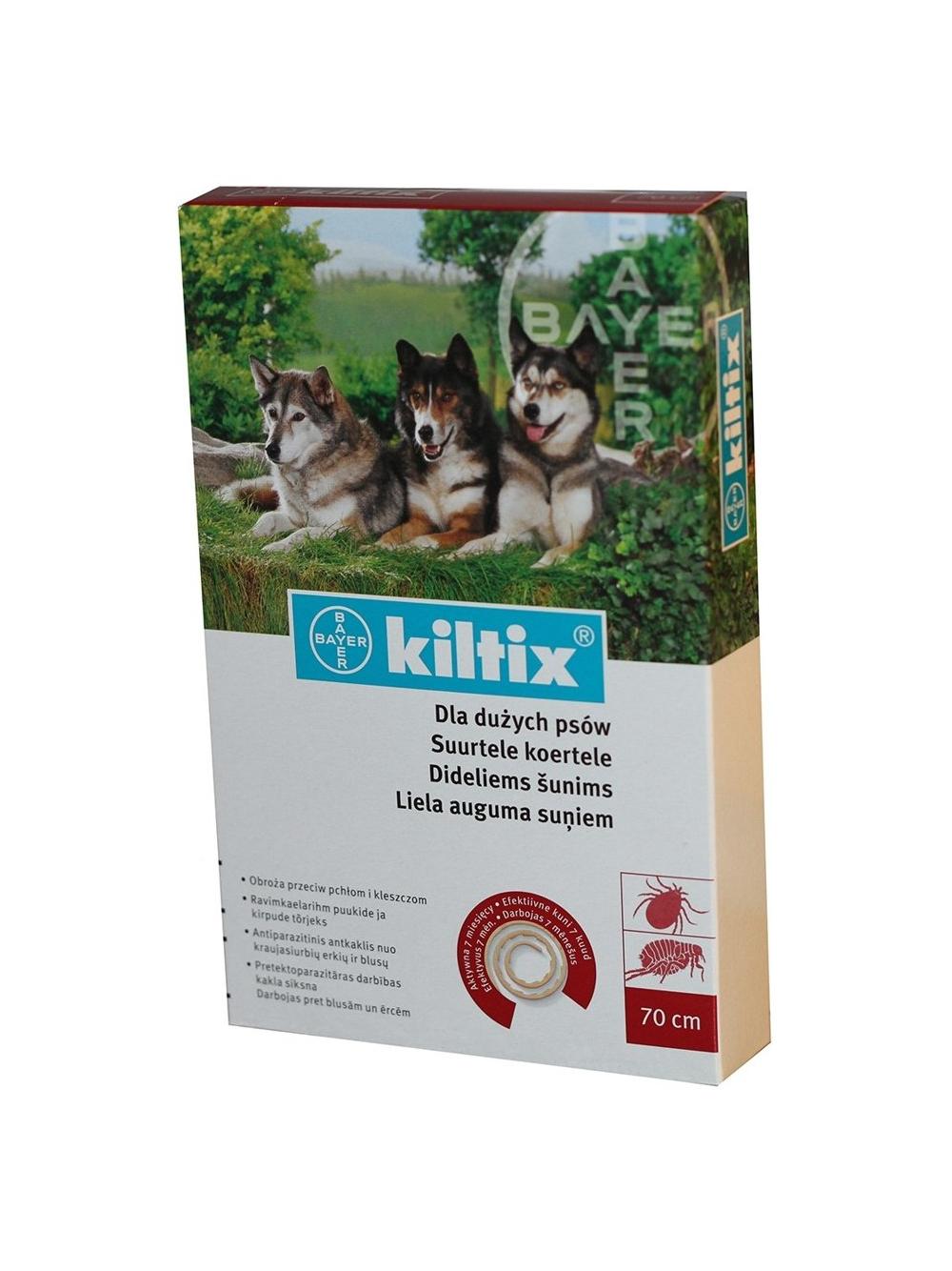Kiltix Obroża dla psów dużych dł, 70cm + niespodzianka dla psa GRATIS!