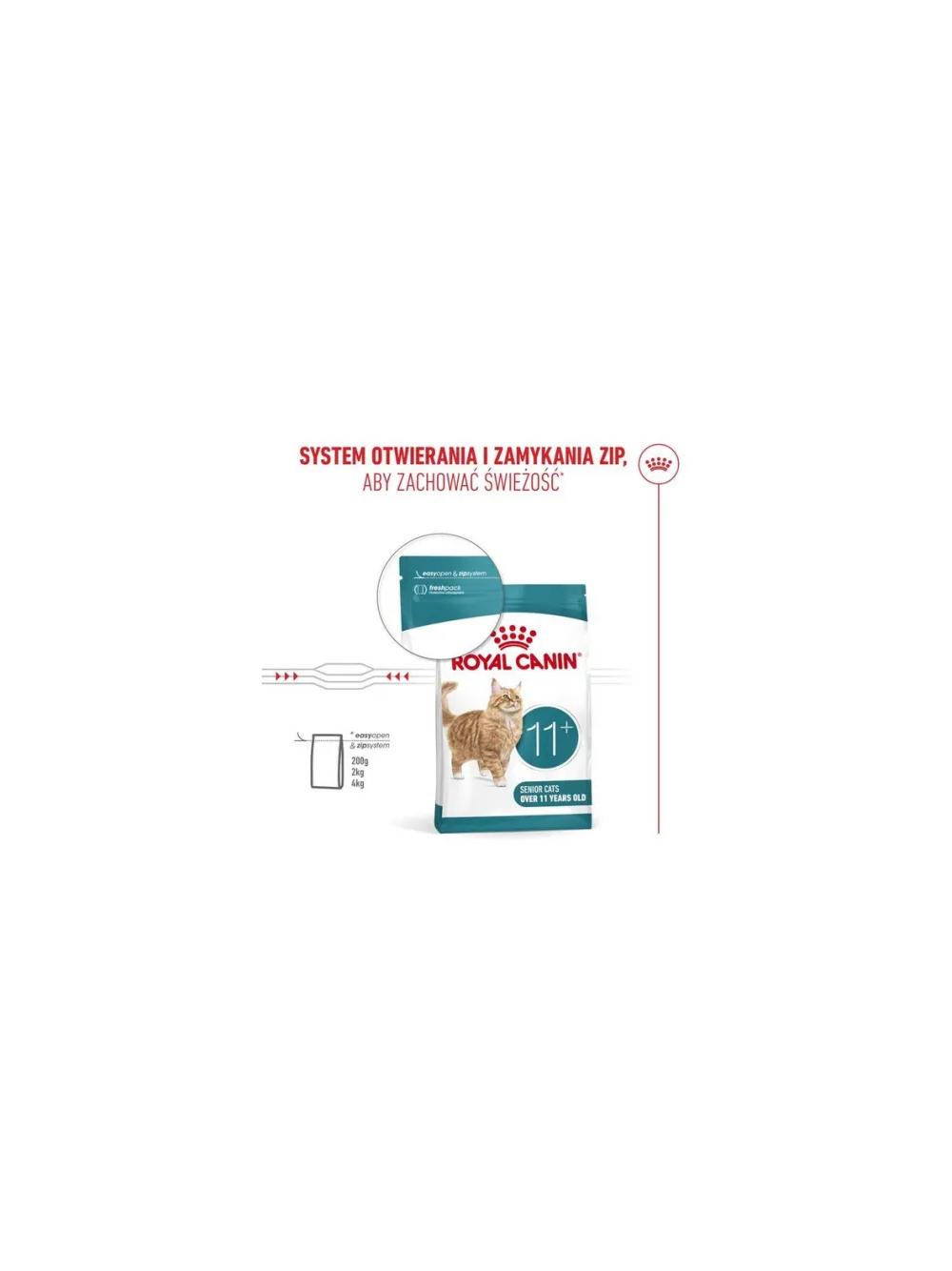 ROYAL CANIN Ageing  Senior 11+ 2kg karma sucha dla kotów dojrzałych po 11 roku życia
