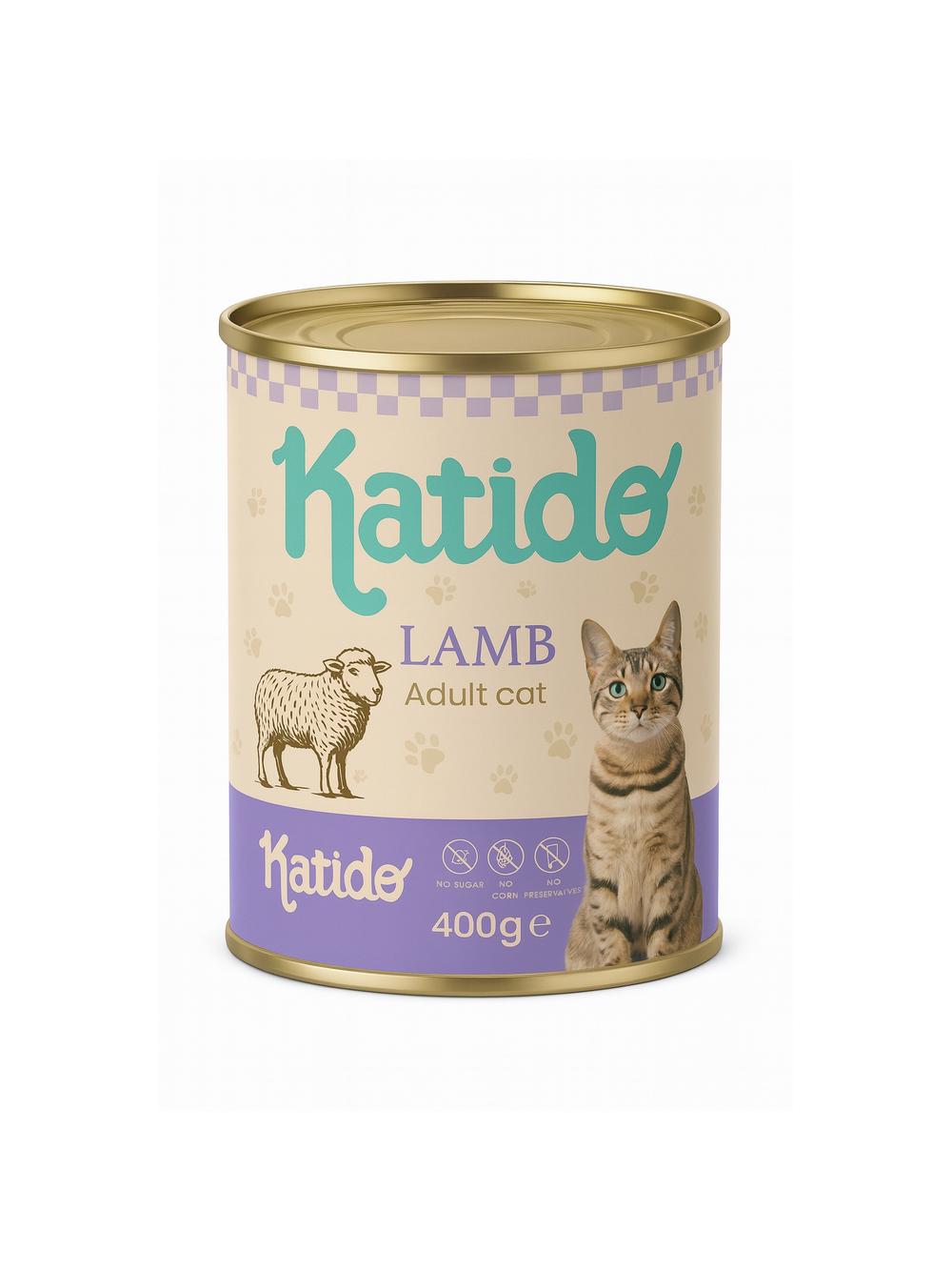 Katido Mokra karma dla kotów z Jagnięciną 400g