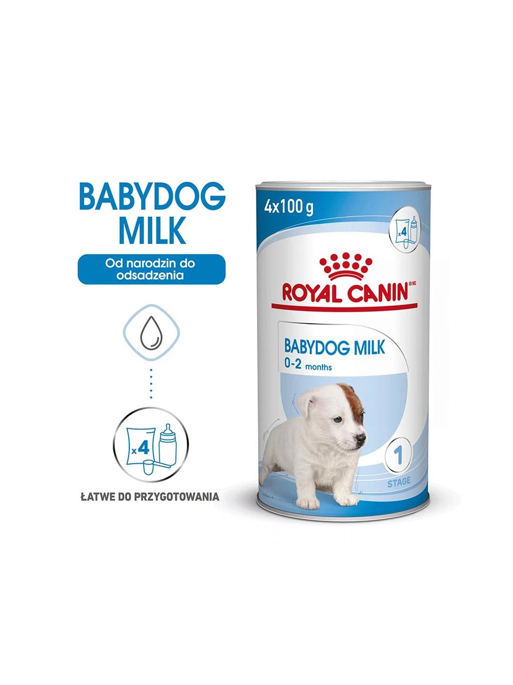 ROYAL CANIN  Babydog Milk 400g pełnoporcjowy preparat mlekozastępczy dla szczeniąt do 2 miesiąca życia