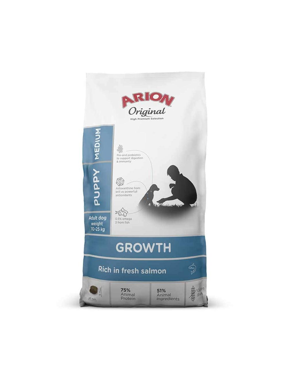 ARION Original Growth Salmon/Fish Puppy Medium 2kg