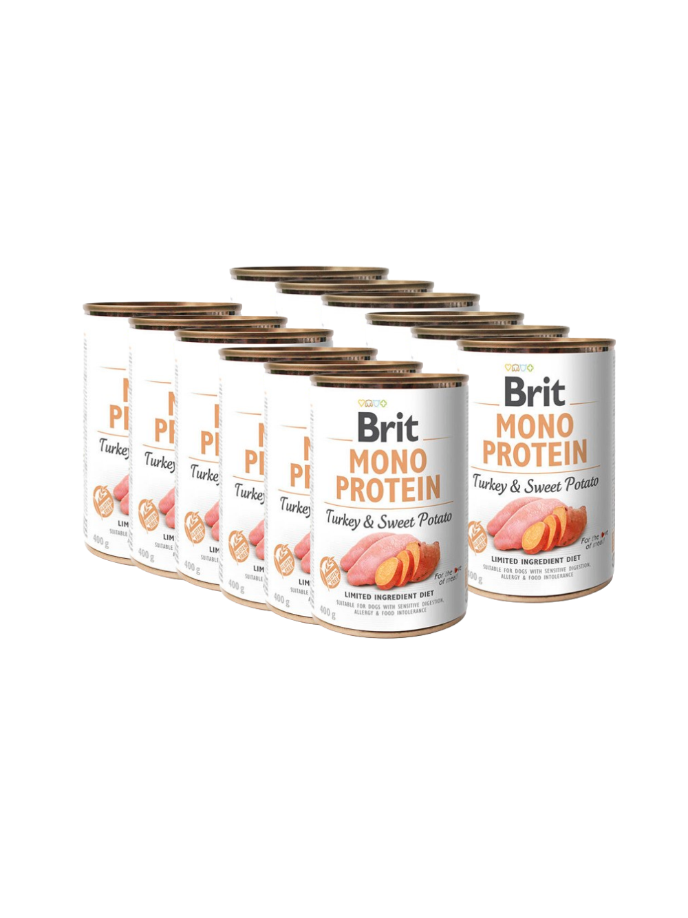 BRIT MONO PROTEIN TURKEY & SWEET POTATO 12x400g