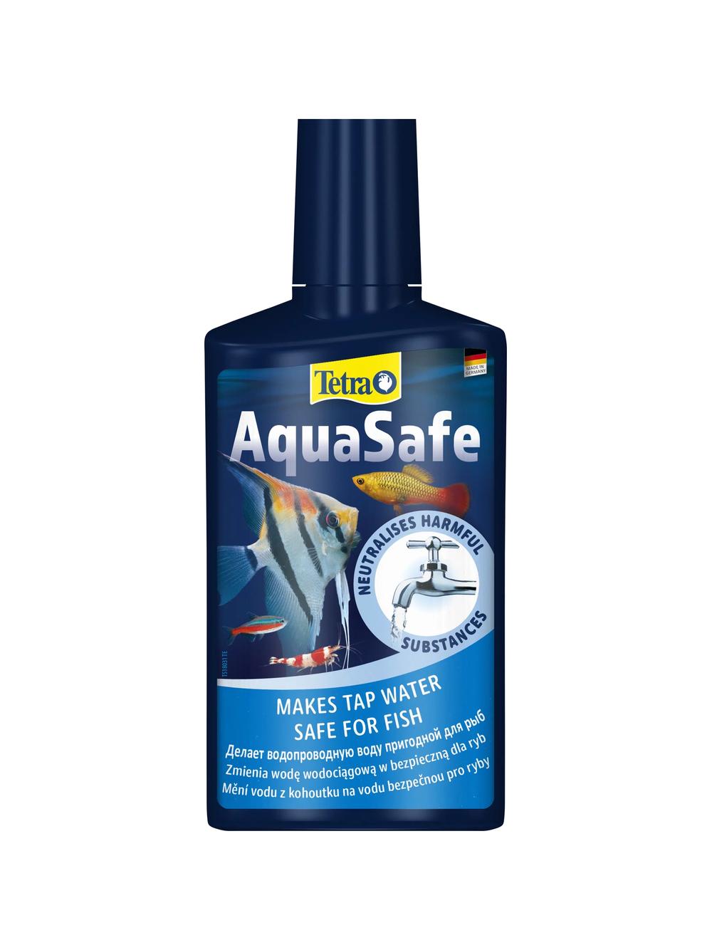 TETRA AquaSafe 250 ml środek uzdatniający wodę wodociągową do użytku w akw.