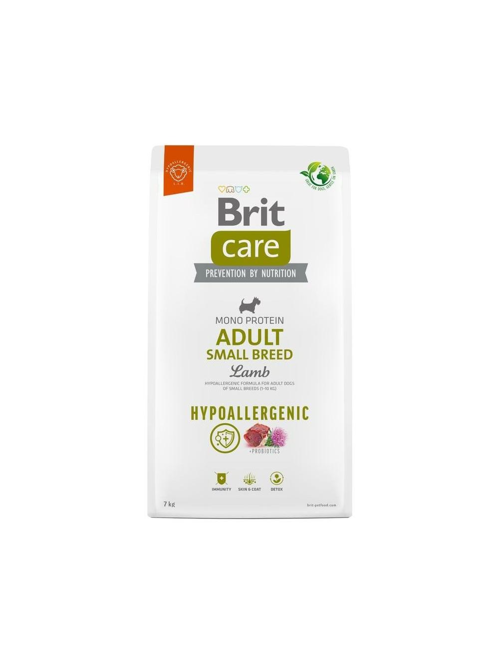 BRIT CARE Dog Hypoallergenic Adult Small Breed Lamb 7kg