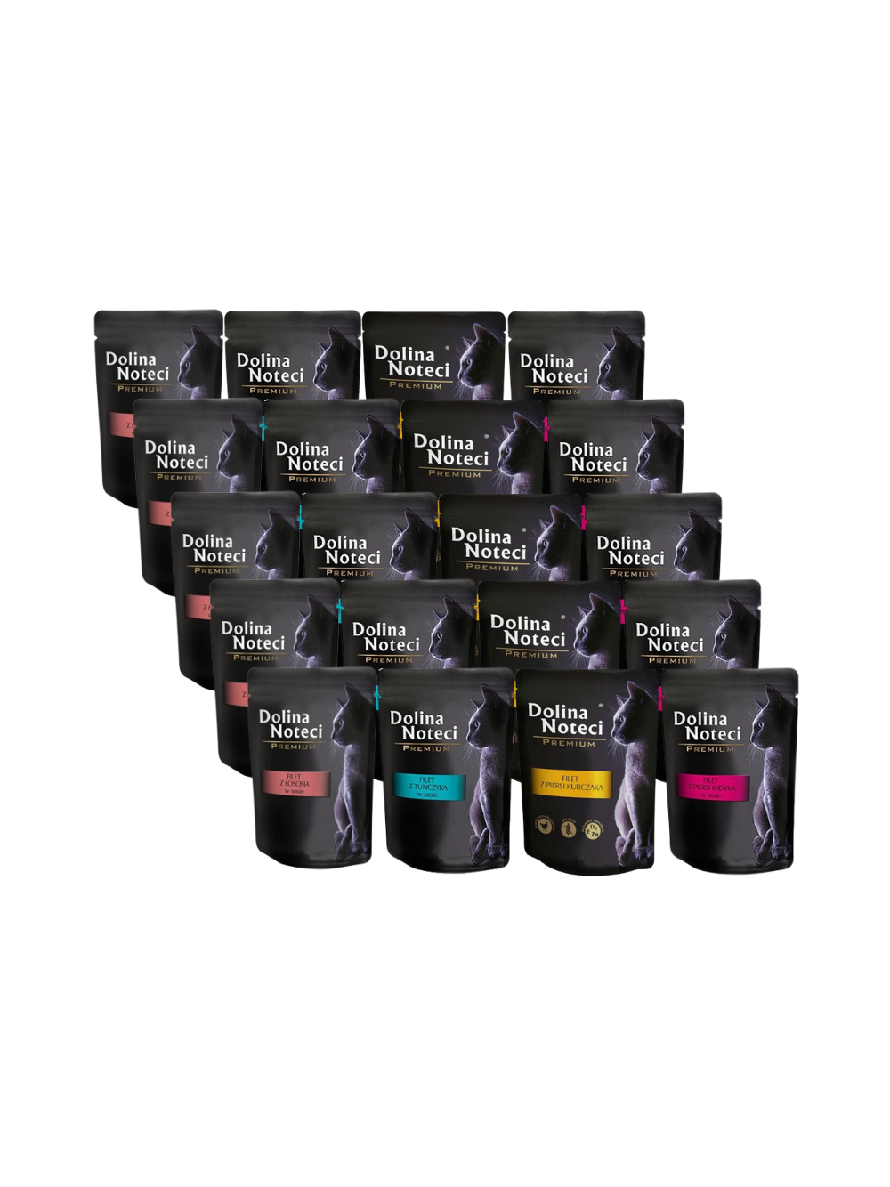 Dolina Noteci Premium filet Mix Smaków dla kotów 40x85g