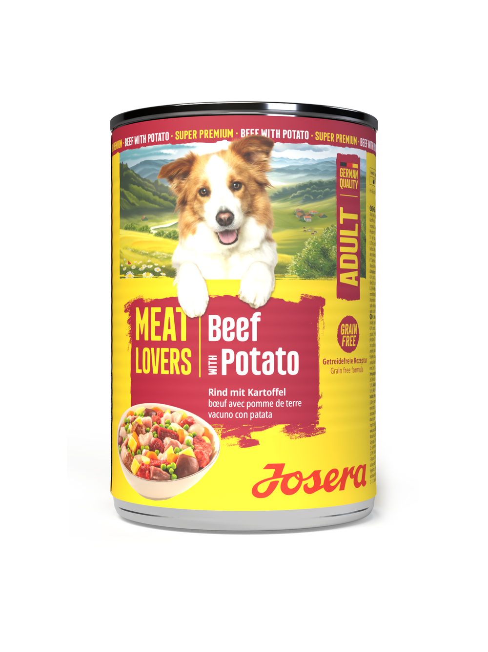 JOSERA Meatlovers Menu Wołowina z ziemniakami 6x400g