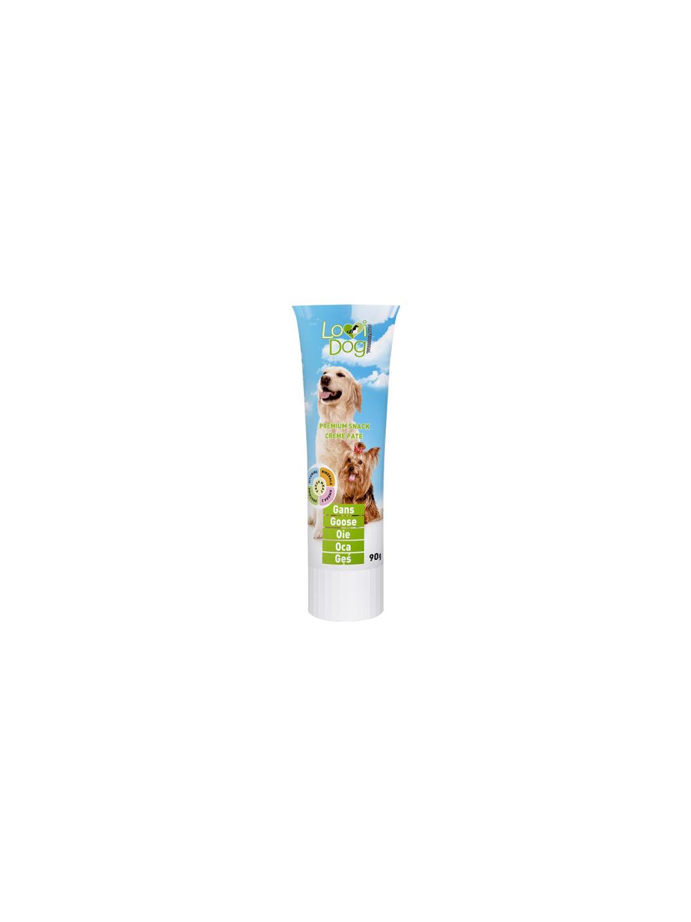 Lovi Dog Snack Creme Pate Goose - pasztet dla psa w tubce, z gęsiną i witaminami 90g