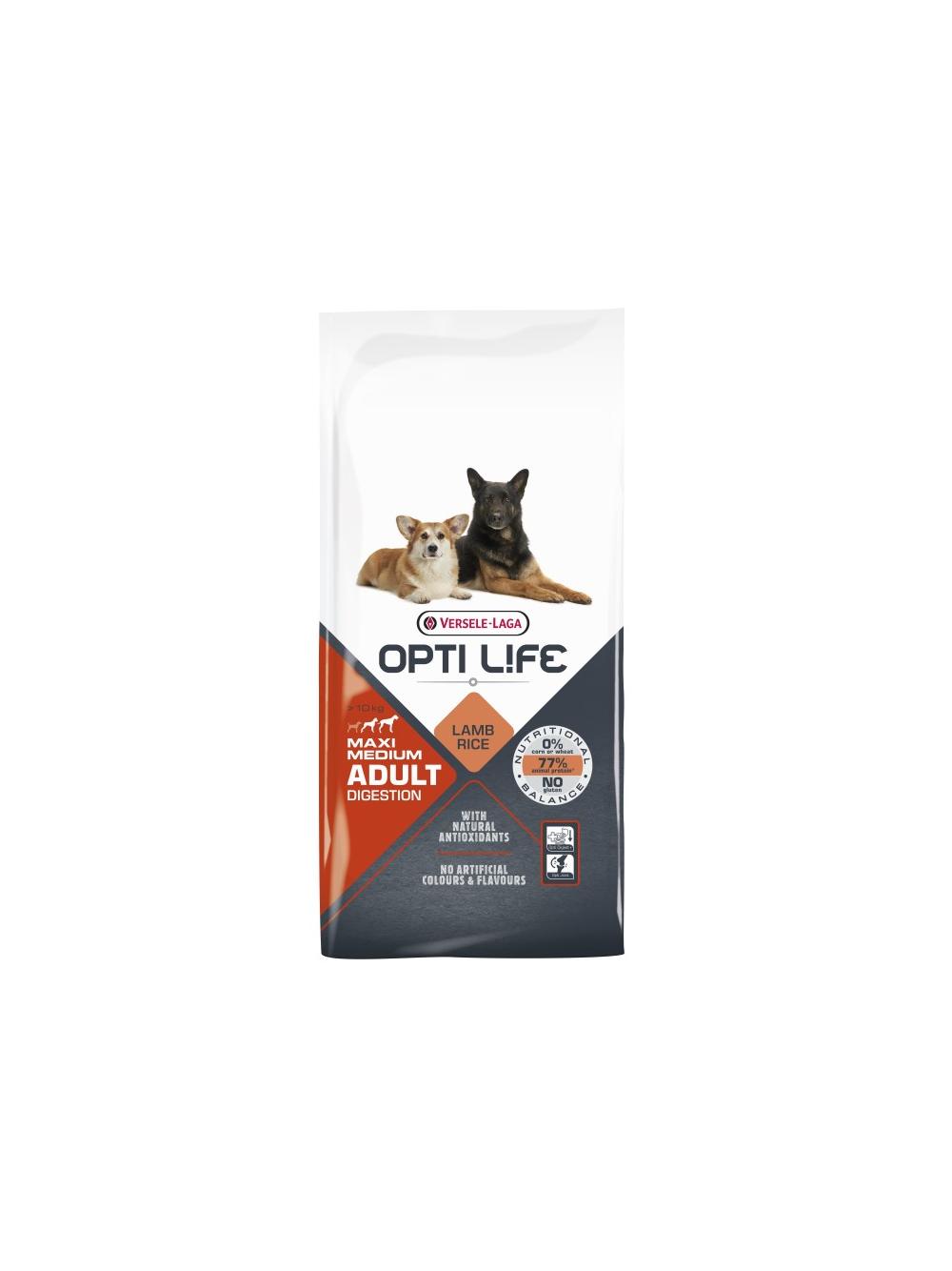 VERSELE-LAGA Opti Life Adult Digestion Medium&Maxi 12,5kg