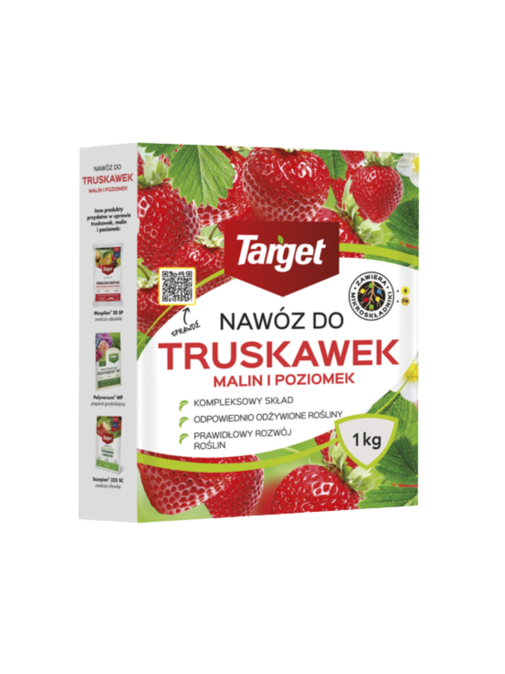 Nawóz granulowany do truskawek, malin i poziomek 1kg