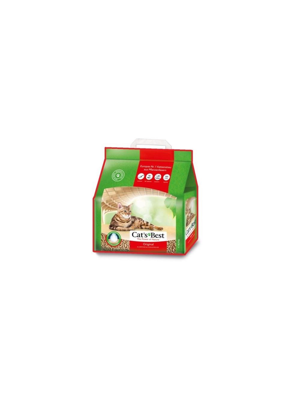 JRS Cats Best Eko Plus - Żwirek Drewniany Zbrylający 10l / 4,2kg/ Opakowanie uszkodzone (9134,9088) !!!!!