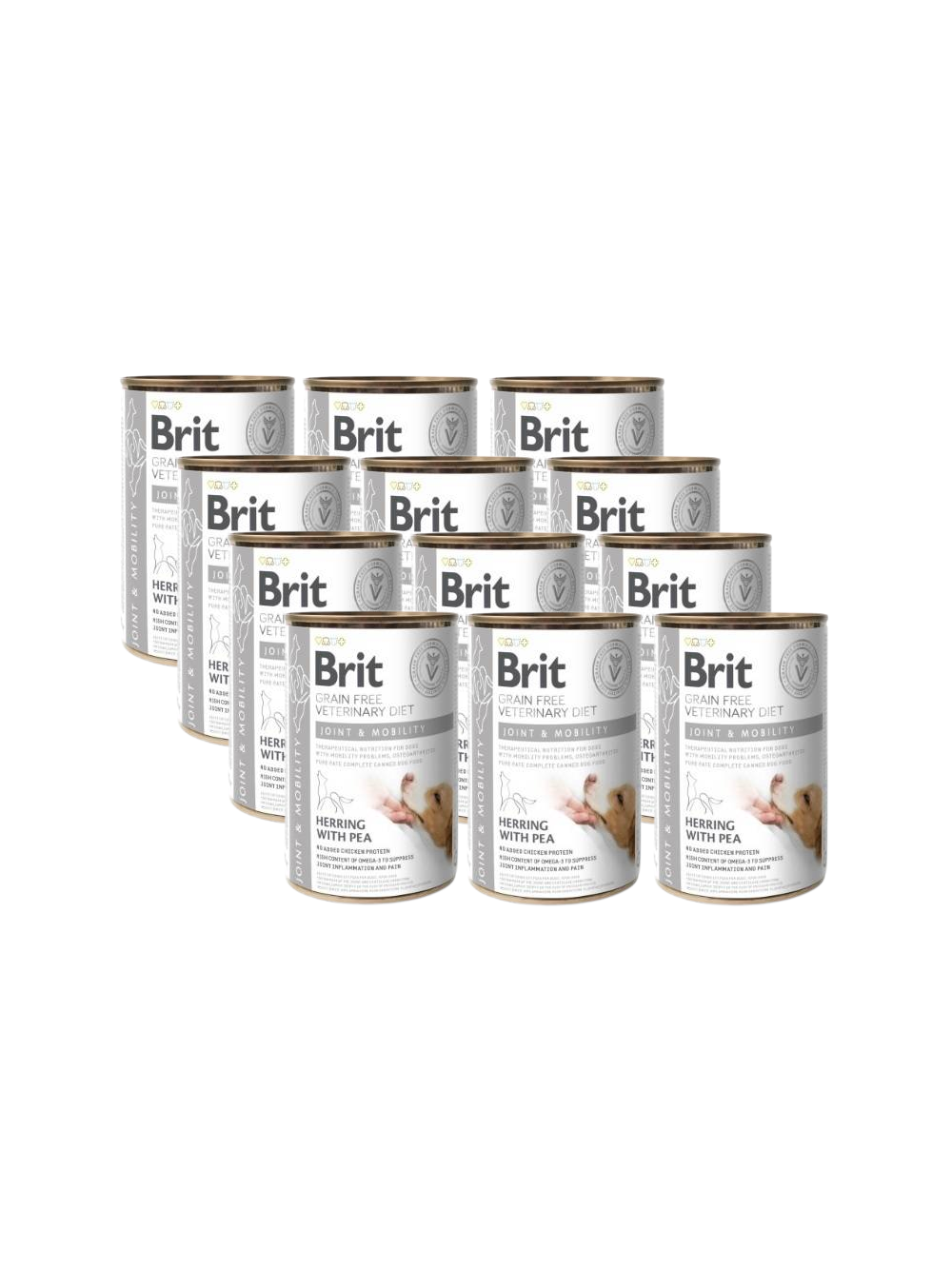 BRIT GF Veterinary Diets Dog Joint &Mobility 12x400g-karma mokra dla psa