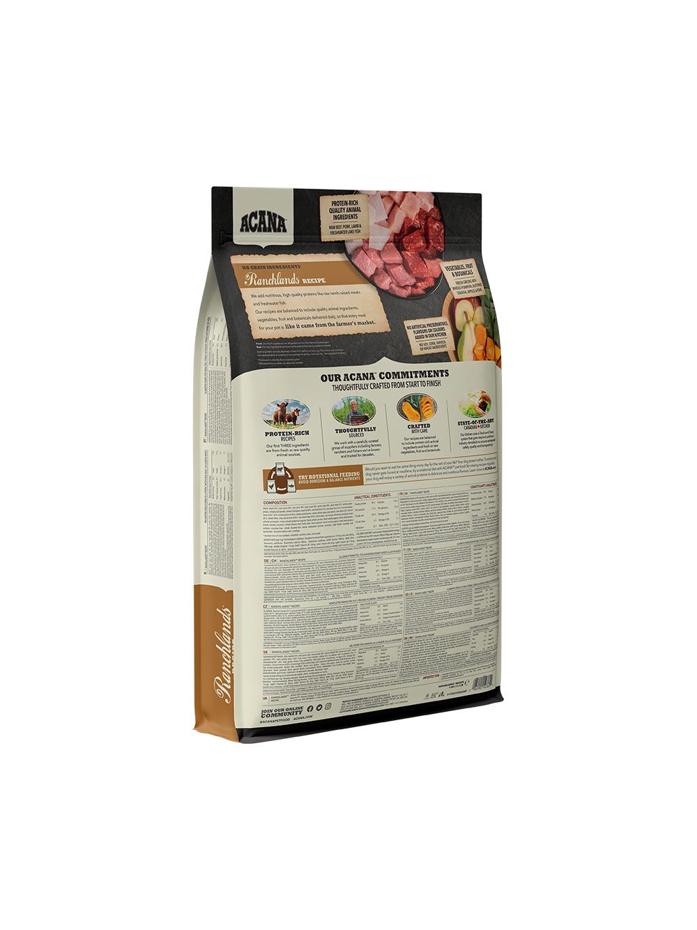 ACANA Ranchlands Dog 6kg + niespodzianka dla psa GRATIS!