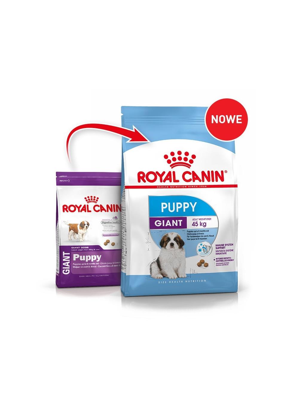 ROYAL CANIN Giant Puppy 15kg karma sucha dla szczeniąt, od 2 do 8 miesiąca życia, ras olbrzymich  + niespodzianka dla psa GRATIS!