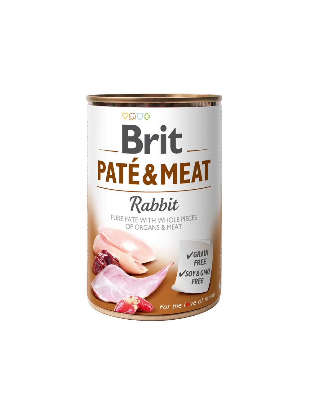 BRIT PATE & MEAT RABBIT 12x400g