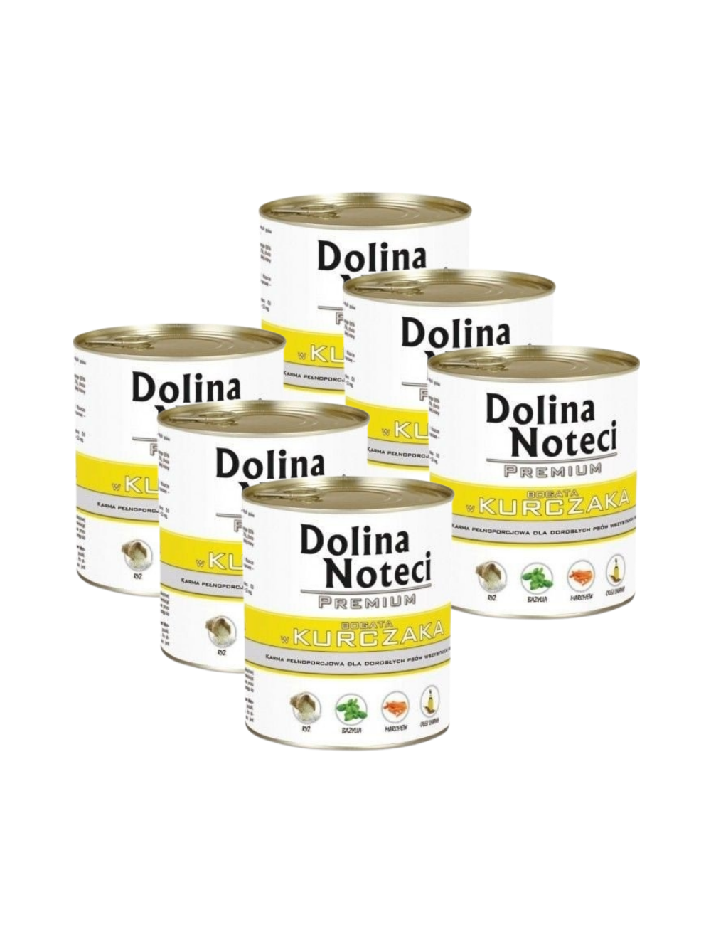 Dolina Noteci PREMIUM bogata w kurczaka 6 x 800g