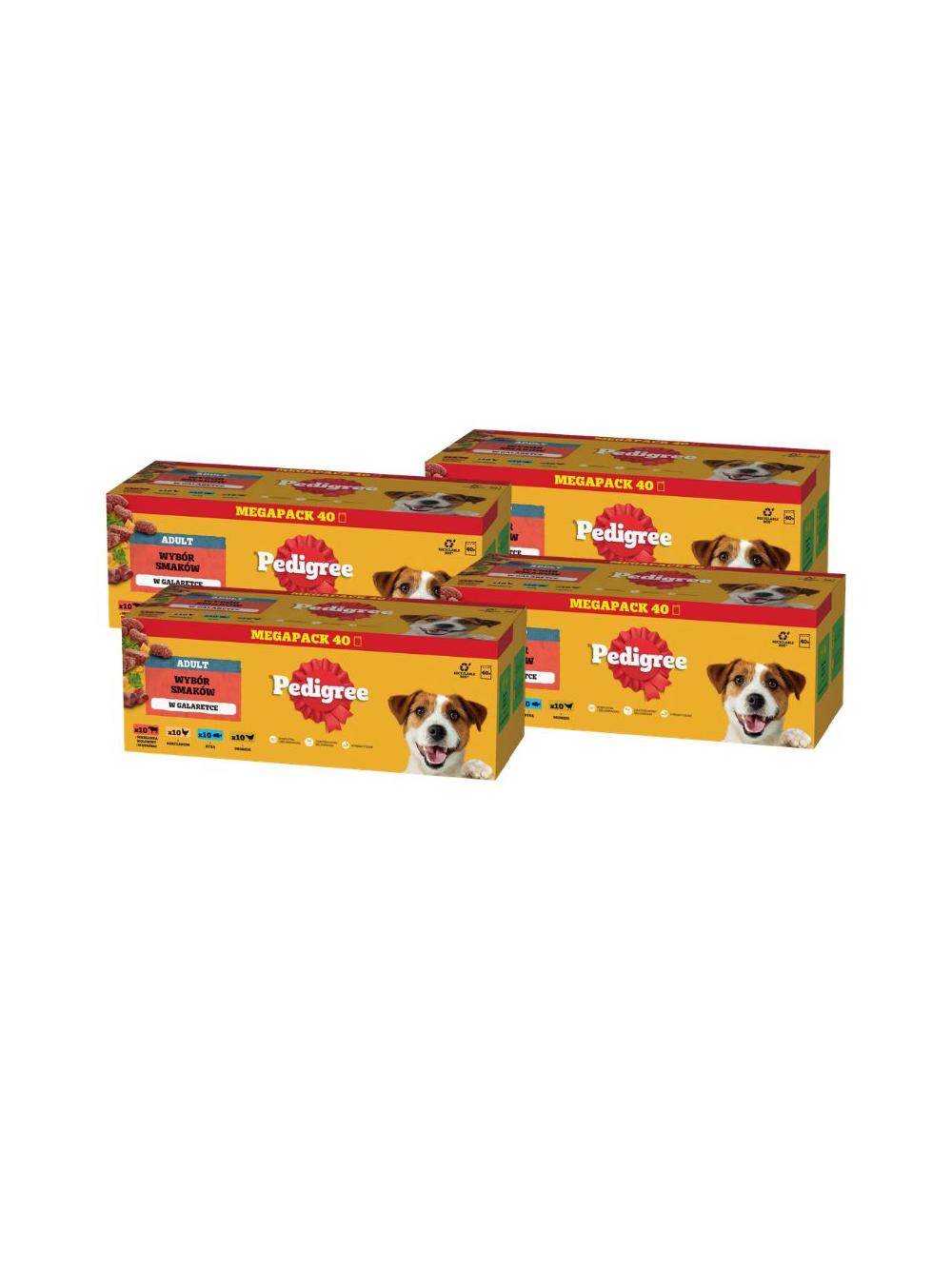 PEDIGREE Adult Mix Smaków w Galaretce 160x100g