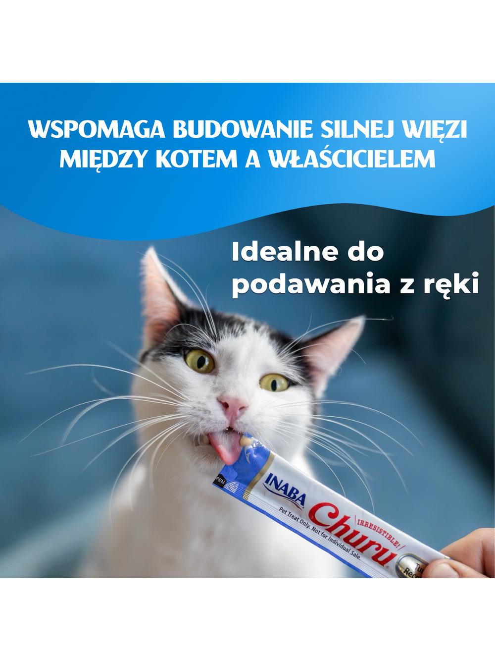 INABA Churu dla kota - mix z tuńczykiem 80x14g