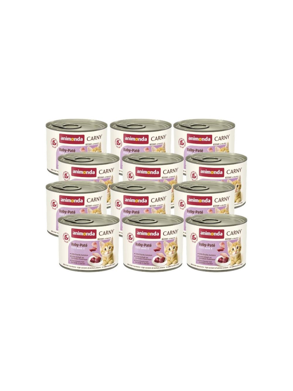 ANIMONDA Cat Carny  Baby Pate 12x200g
