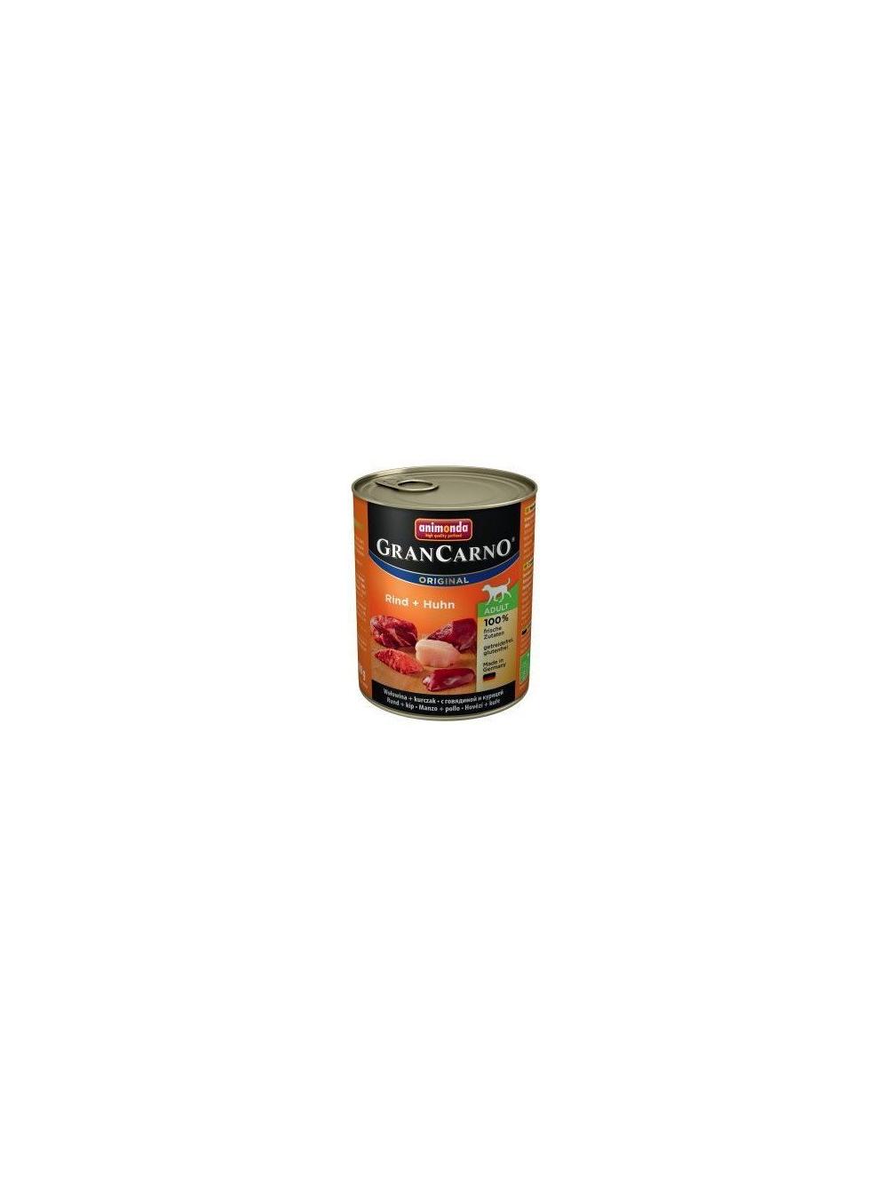 ANIMONDA GranCarno Adult Dog smak: Wołowina + kurczak 6 x 800g