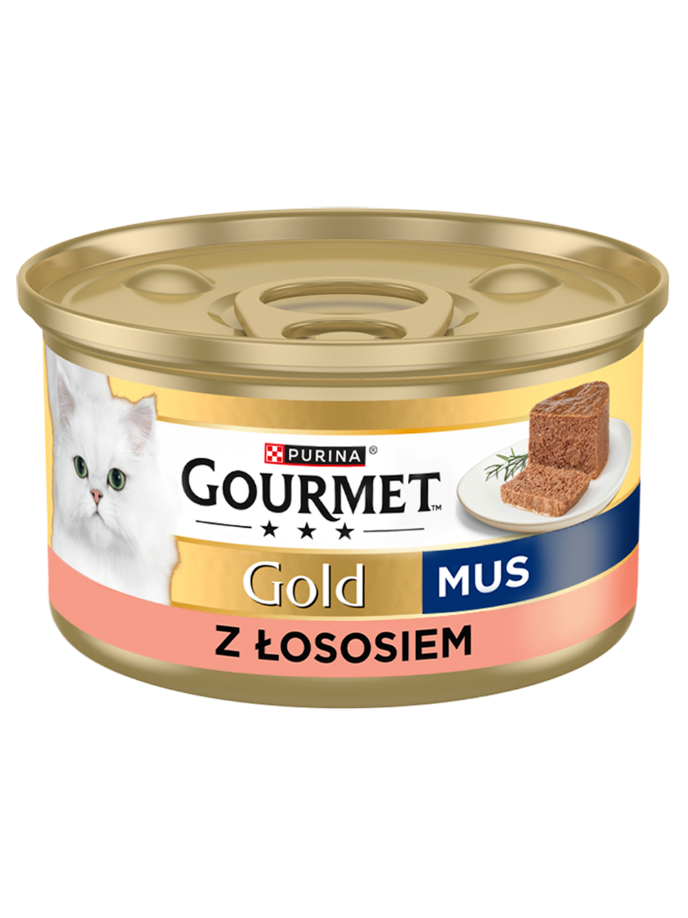 Purina Gourmet Gold mus z łososiem 24x85g