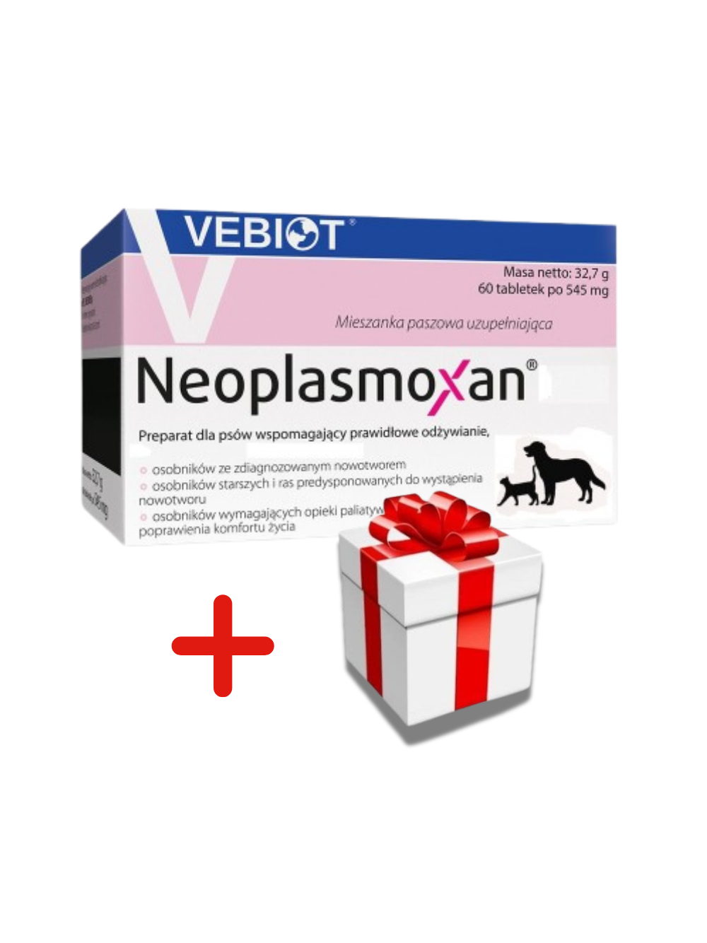 VEBIOT Neoplasmoxan 60 tabletek + NIESPODZIANKA DLA KOTA GRATIS!!