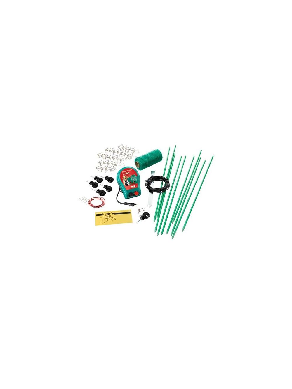 KERBL Ogrodzenie elektryczne dla psów z elektryzatorem N700 HOBBYSET