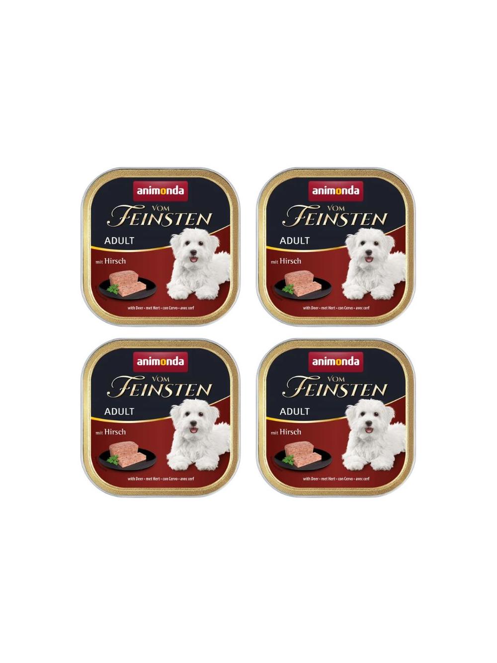 ANIMONDA Dog Vom Feinsten Adult smak: jeleń 6 x 150g