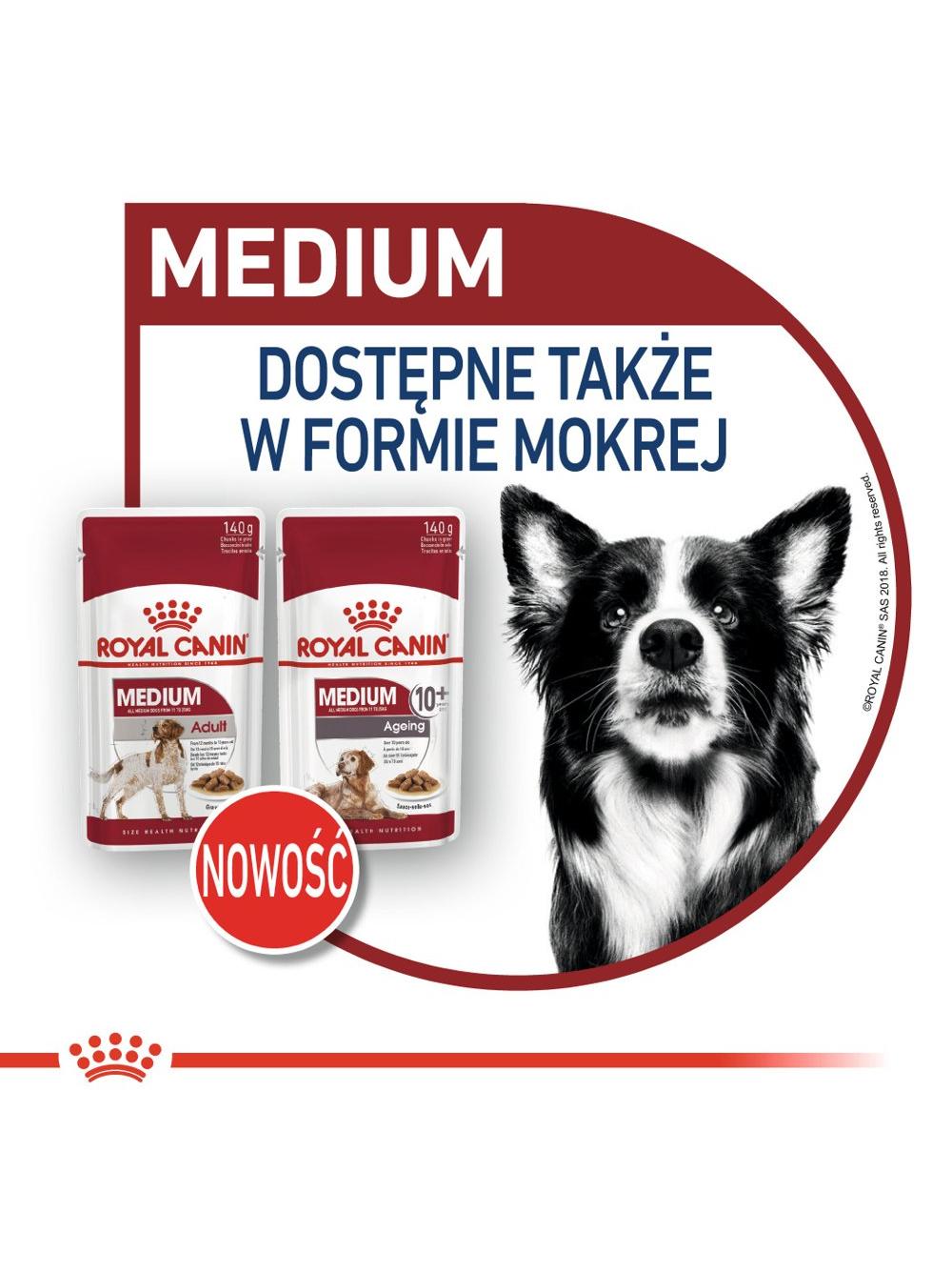ROYAL CANIN Medium Adult 4kg karma sucha dla psów dorosłych, ras średnich